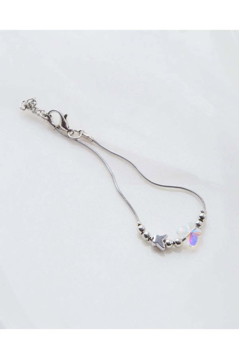 Heliophilia Silver Pulsera de Latón Plateada con Zirconia Heliophilia Silver Pulsera de Latón Plateada con Zirconia